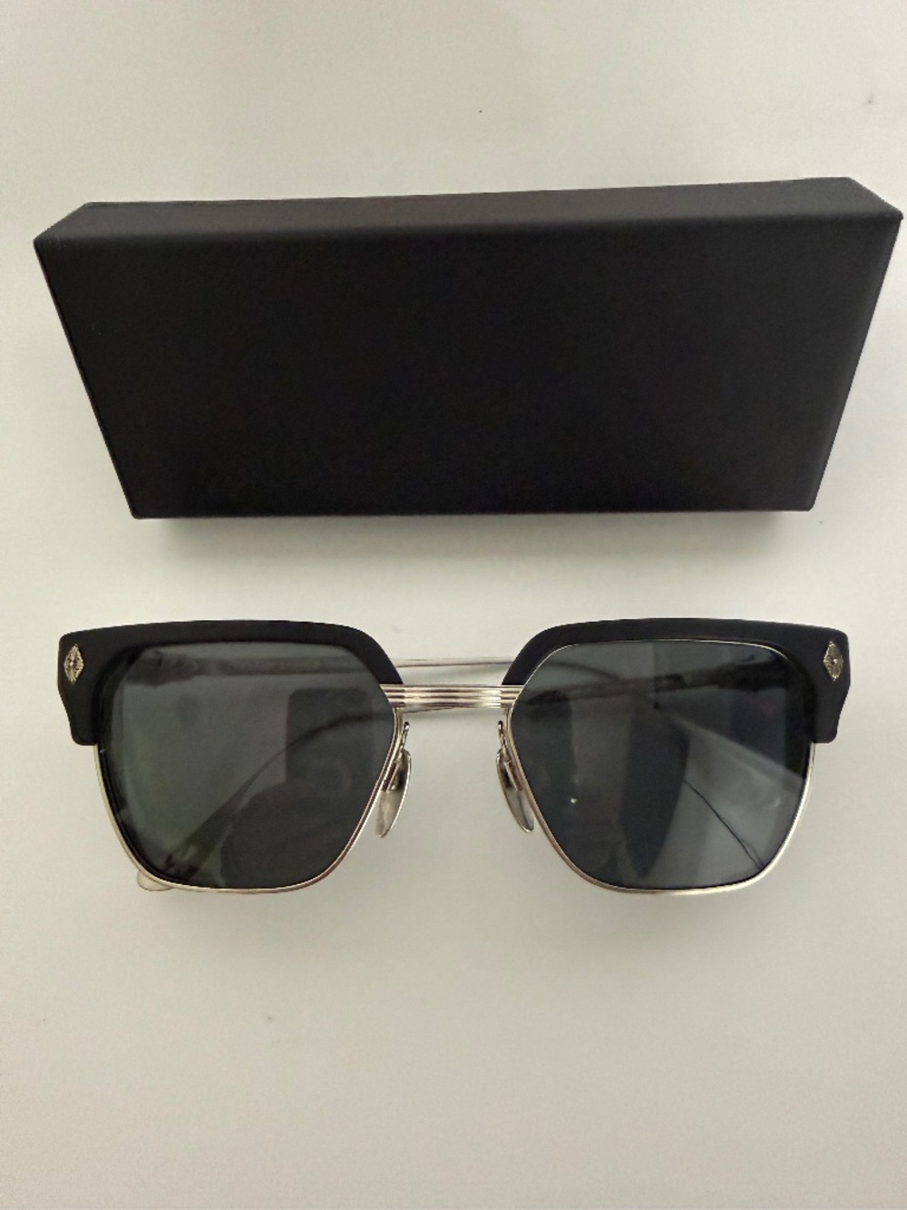 Chrome Hearts LGMA MBK/BS 54□18-142 eyeglass frames/sunglasses